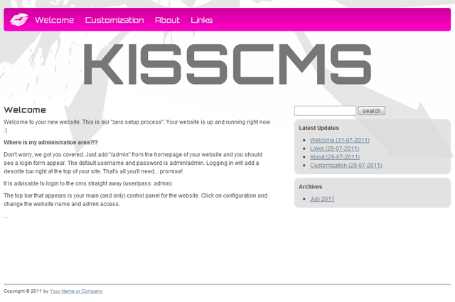 KISSCMS